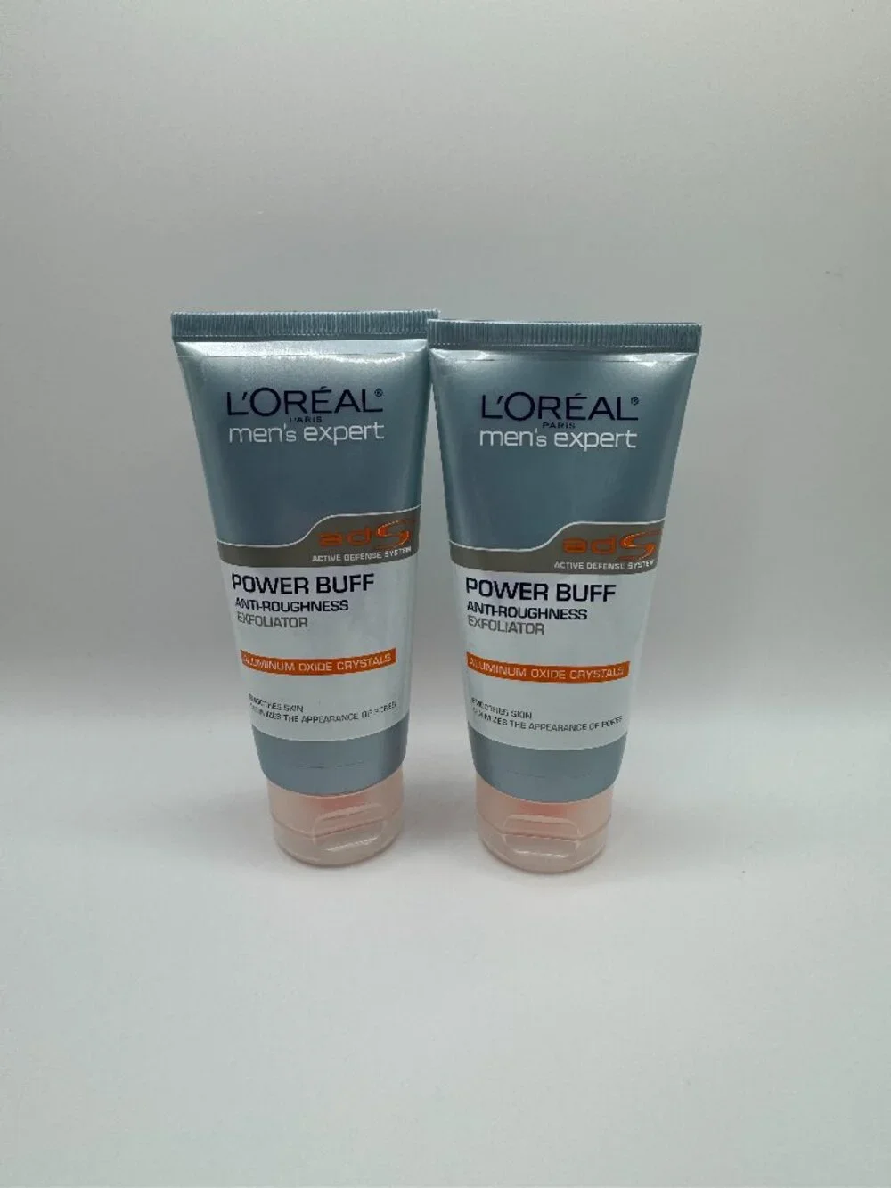 L'Oreal Mens Expert Power Buff Anti-Roughness Exfoliator 2 oz - Lot of 2
